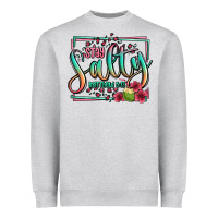 Heather Grey stay salty matthew 5 13 summer Heavyweight Sweatshirt - Jasminsmagicworld