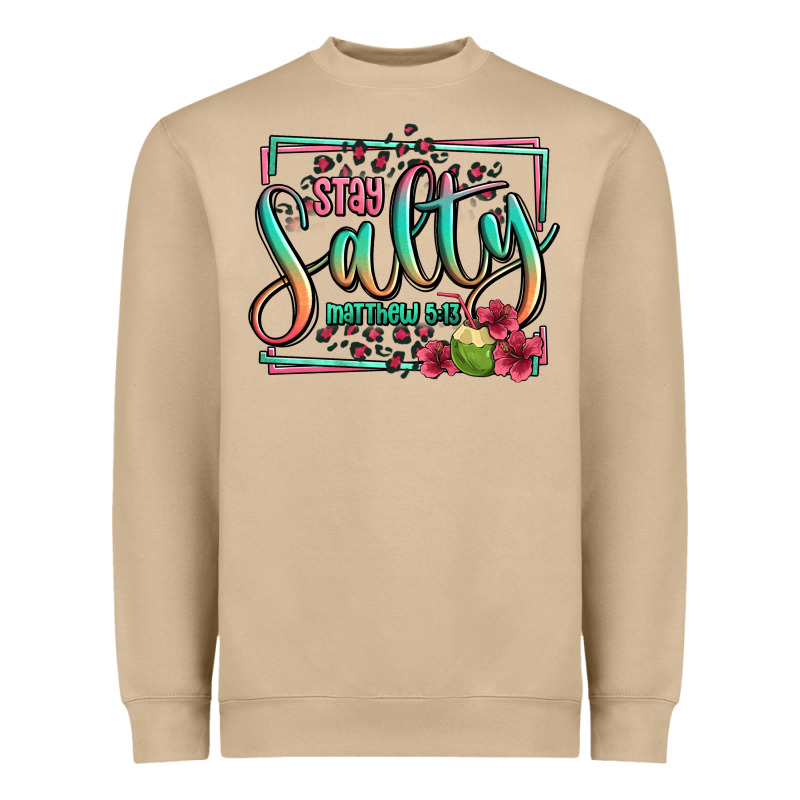 Stay Salty Matthew 5 13 Summer Heavyweight Sweatshirt by Jasminsmagicworld | Teevron