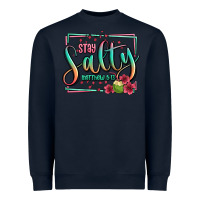 Navy stay salty matthew 5 13 summer Heavyweight Sweatshirt - Jasminsmagicworld