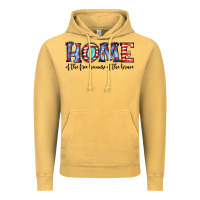Vintage Mustard home of the because of the brave Vintage Hoodie - JahusDesignShop