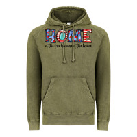 Vintage Olive home of the because of the brave Vintage Hoodie - JahusDesignShop