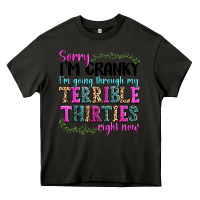 Asphalt sorry im cranky im going through my terrible thirties right now Heavy Core Tee - texasbilliewilder