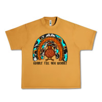 Peanut Butter gobble till you wobble rainbow Urban Heavy Tee - JahusDesignShop