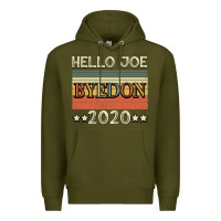 Army Green Hello Joe Biden 2020 Premium Hoodie - Bettercallsaul