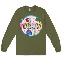Army Green maestra Long Sleeve Tee - JahusDesignShop