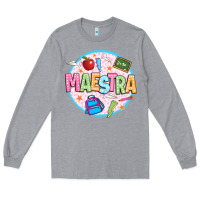Heather Grey maestra Long Sleeve Tee - JahusDesignShop