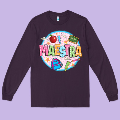 Maestra Long Sleeve Tee Designed By Jahusdesignshop