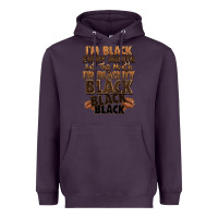 Plum im black every month but this month im blackity bl Heavyweight Hoodie - LillyAllenDesigns