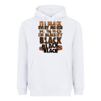 White im black every month but this month im blackity bl Heavyweight Hoodie - LillyAllenDesigns