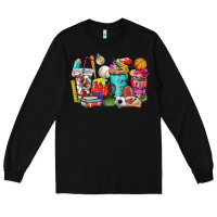 Black p.e. teacher coffee cups Long Sleeve Tee - NancyCooperArtShop