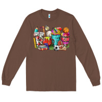 Chestnut p.e. teacher coffee cups Long Sleeve Tee - NancyCooperArtShop