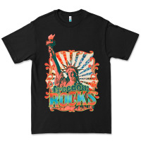 Black retro freedom rocks billie wilder Premium Tee - texasbilliewilder