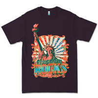 Plum retro freedom rocks billie wilder Premium Tee - texasbilliewilder