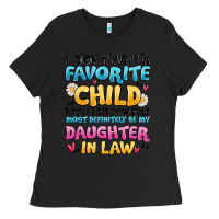Black i don't have a favorite child Ladies Tee - MaliasSmallBusiness