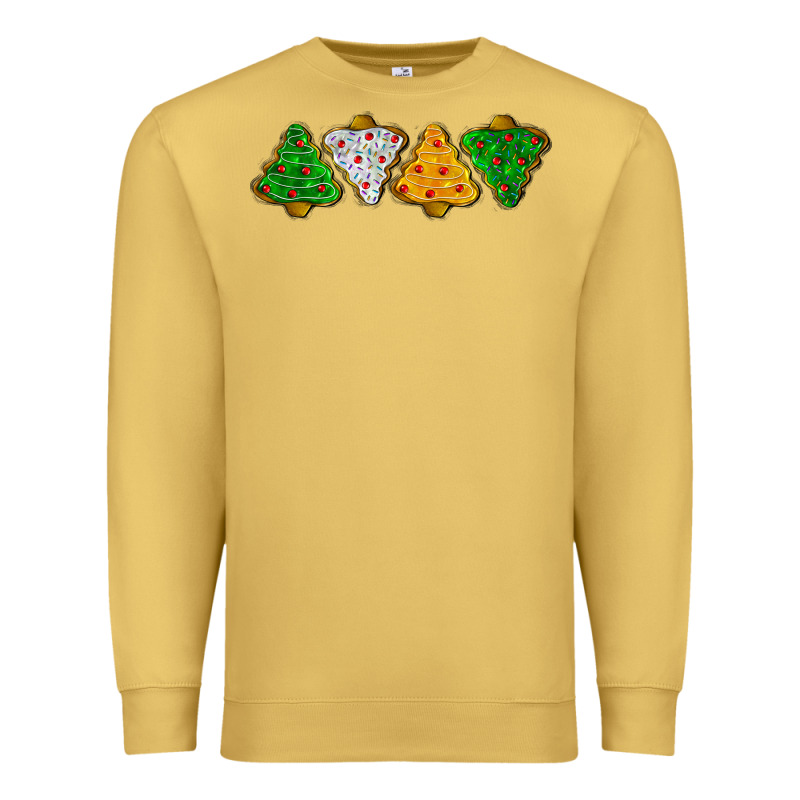 Christmas Tree Cookies Premium Sweatshirt by LillyAllenDesigns | Teevron