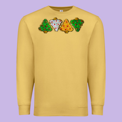 Christmas Tree Cookies Premium Sweatshirt Designed By Lillyallendesigns