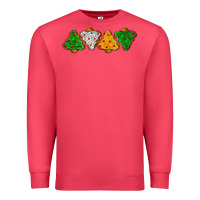 Cardinal christmas tree cookies Premium Sweatshirt - LillyAllenDesigns