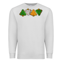Dove Grey christmas tree cookies Premium Sweatshirt - LillyAllenDesigns