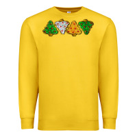 Lemon christmas tree cookies Premium Sweatshirt - LillyAllenDesigns