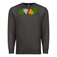 Smoke christmas tree cookies Premium Sweatshirt - LillyAllenDesigns