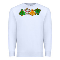 White christmas tree cookies Premium Sweatshirt - LillyAllenDesigns