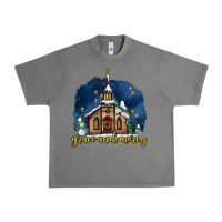 Tornado Christmas church and snow grace and mercy Urban Heavy Tee - AdoDesignShop