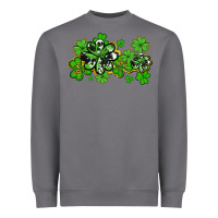 Storm cowhide and leopard shamrocks Heavyweight Sweatshirt - AdoDesignShop