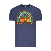Vintage Denim Welcome Fall Rainbow Vintage Tee - Artiststas