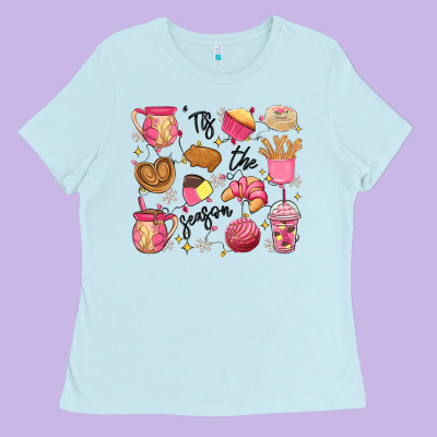 Ladies Tee mexican christmas'tis the season