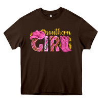 Chocolate Brown southern girl western Heavy Core Tee - texasbilliewilder
