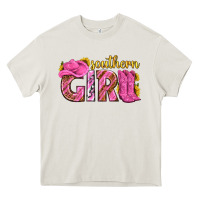 Cream southern girl western Heavy Core Tee - texasbilliewilder