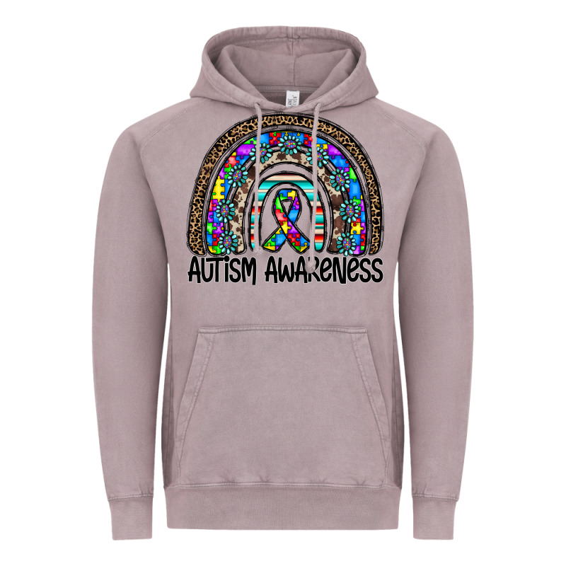 Autism Awareness Vintage Hoodie by CowhideDigitalArt | Teevron