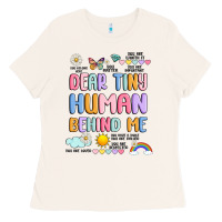 Bone dear tiny human behind me Ladies Tee - JahusDesignShop