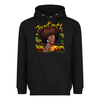 Black juneteenth 1865 black woman Heavyweight Hoodie - LillyAllenDesigns