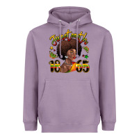Lavender juneteenth 1865 black woman Heavyweight Hoodie - LillyAllenDesigns