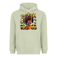 Matcha juneteenth 1865 black woman Heavyweight Hoodie - LillyAllenDesigns