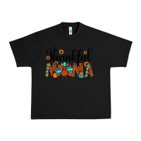 Black thankful mama Urban Heavy Tee - JahusDesignShop