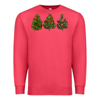 Cardinal christmas trees Premium Sweatshirt - LillyAllenDesigns