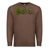 Chestnut christmas trees Premium Sweatshirt - LillyAllenDesigns