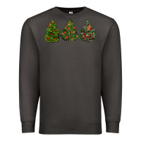 Smoke christmas trees Premium Sweatshirt - LillyAllenDesigns