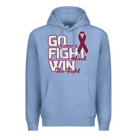 Colony Blue Go Burgundy Fifht Hard Win The Fight Premium Hoodie - Bettercallsaul