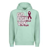 Seafoam Go Burgundy Fifht Hard Win The Fight Premium Hoodie - Bettercallsaul