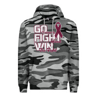Slate Camo Go Burgundy Fifht Hard Win The Fight Premium Hoodie - Bettercallsaul