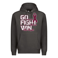Smoke Go Burgundy Fifht Hard Win The Fight Premium Hoodie - Bettercallsaul