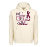 Tofu Go Burgundy Fifht Hard Win The Fight Premium Hoodie - Bettercallsaul