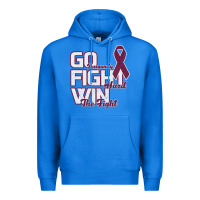 True Royal Go Burgundy Fifht Hard Win The Fight Premium Hoodie - Bettercallsaul
