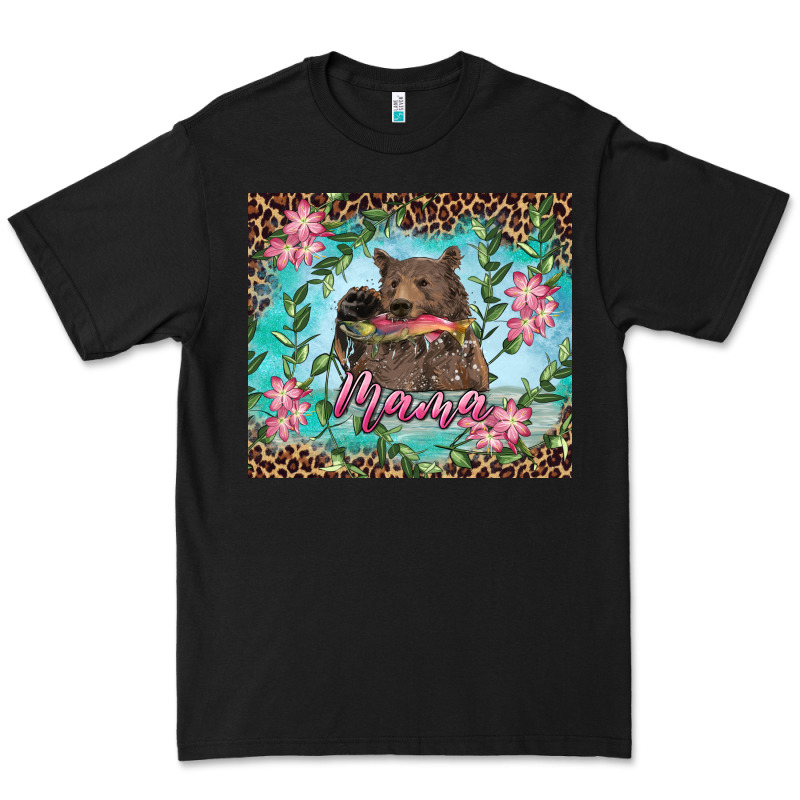 Mama Bear Haunting Fish Floral Tumbler Premium Tee by RanaPortraitStore | Teevron