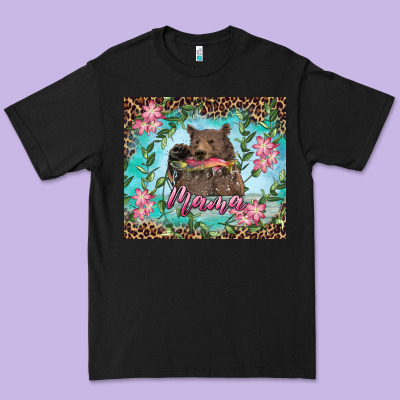 Premium Tee mama bear haunting fish floral tumbler