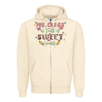 Sandshell my class is full of sweet hearts Zipper Hoodie - MaliasSmallBusiness