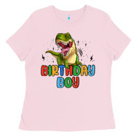 Bubblegum Pink birthday boy Ladies Tee - MaliasSmallBusiness
